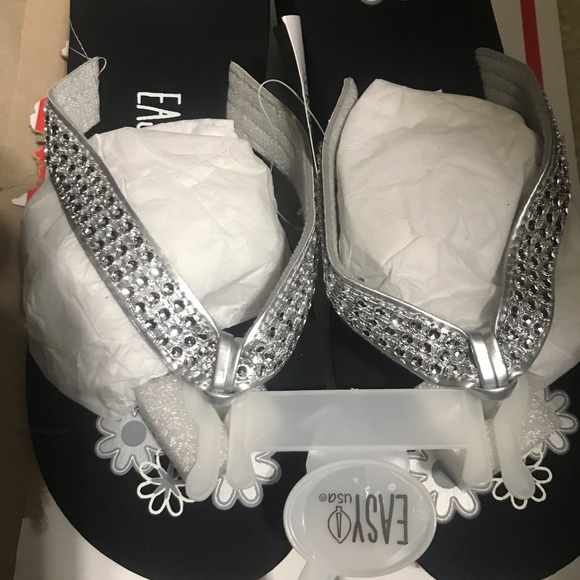 2 for$15 mix/match Flower Print Wedge Rhinestone - Picture 5 of 8